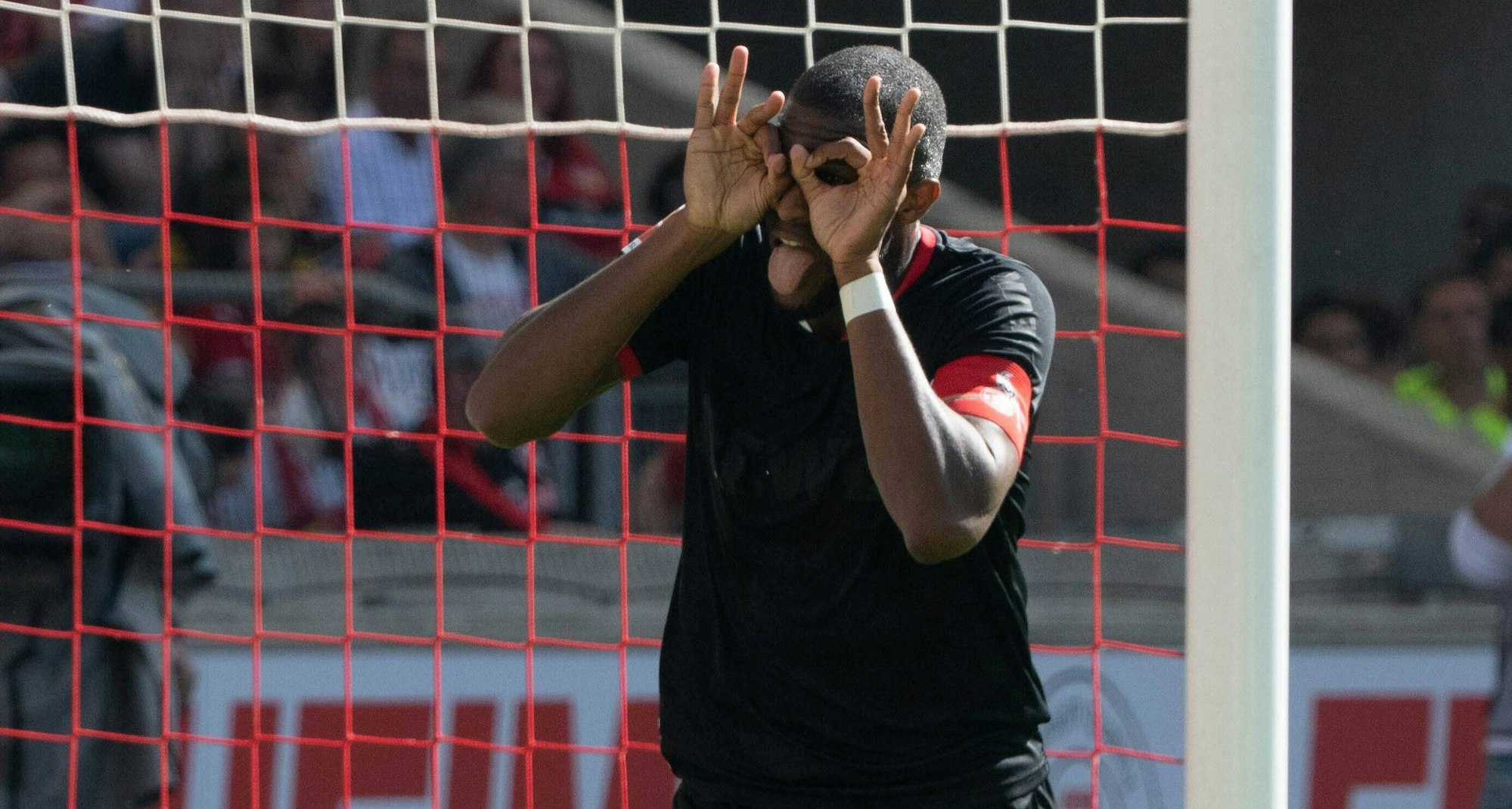 Anthony Modeste jubelte über ein Tor für den 1. FC Köln