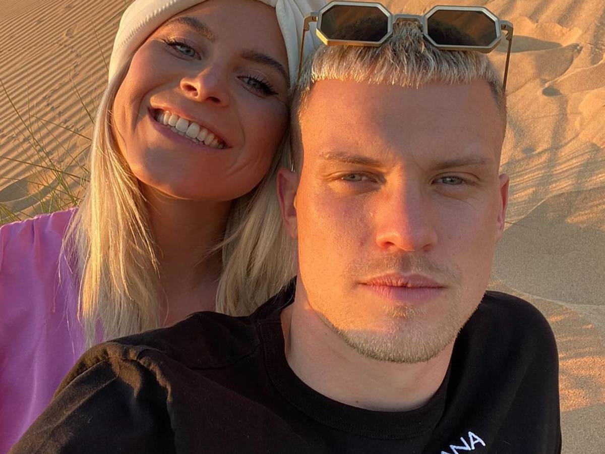 Selfie von Philipp Max mit seiner Annabell.