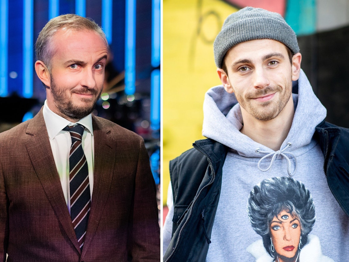 Jan Böhmermann (l.) hatte mit seinen Enthüllungen über Fynn Kliemann (r.) den Stein ins Rollen gebracht.
