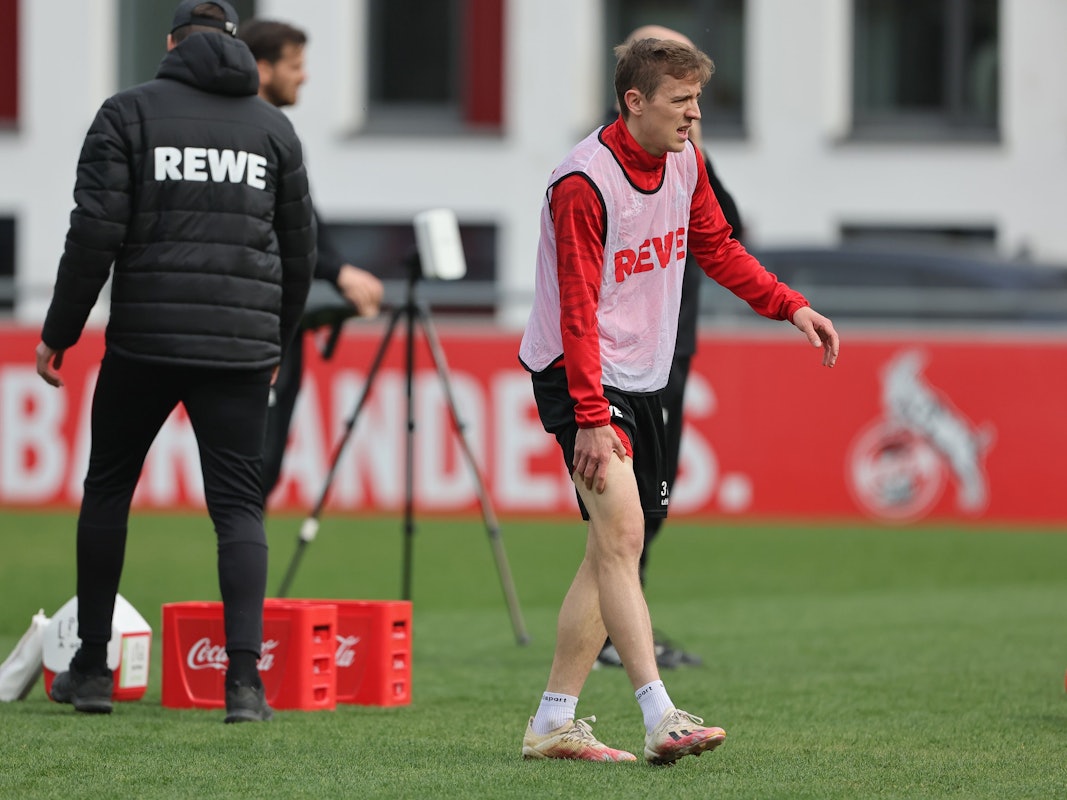 Niklas Hauptmann im Training des 1. FC Köln.