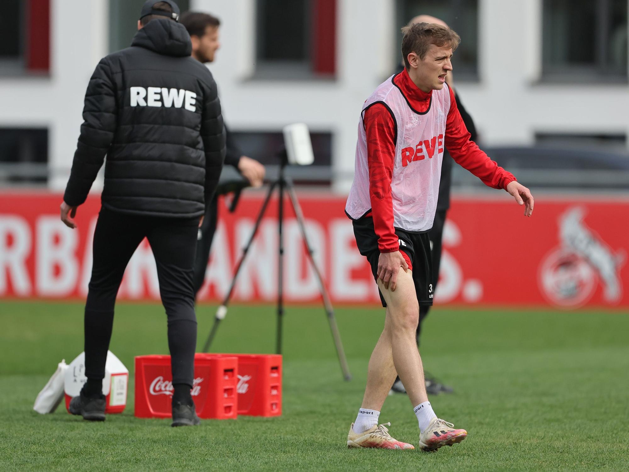 Niklas Hauptmann im Training des 1. FC Köln.