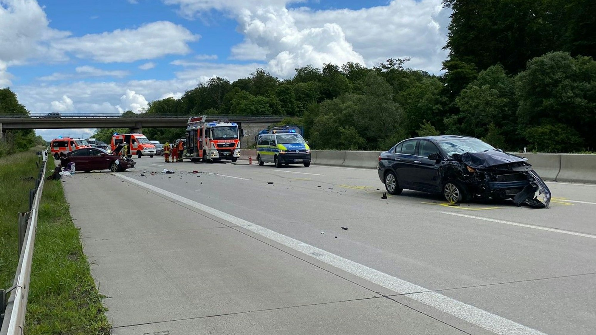 Für eine Familie aus der Ukraine endete ein Unfall auf der A4 in einem Todesdrama.