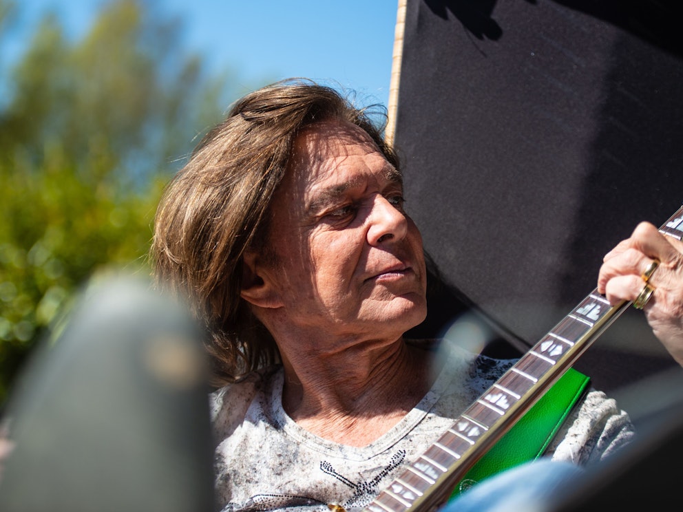 Jürgen Drews, hier im April 2019, muss seine Auftritte aus gesundheitlichen Gründen absagen.