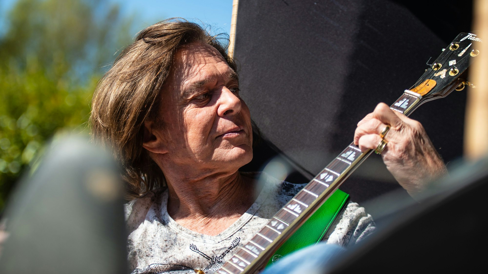 Jürgen Drews, hier im April 2019, muss seine Auftritte aus gesundheitlichen Gründen absagen.