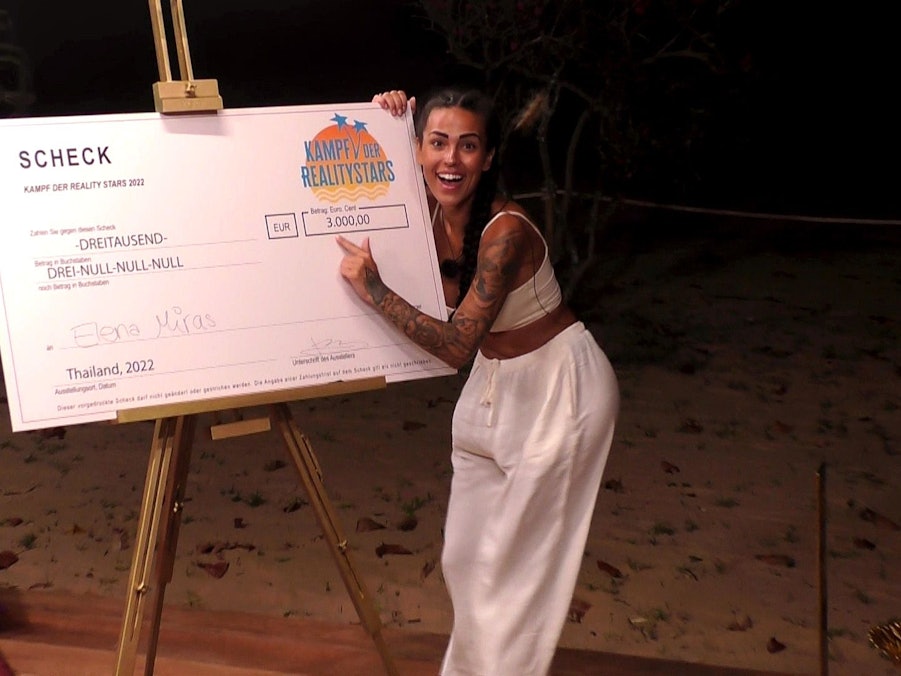 Elena Miras verfuhr bei „Kampf der Realitystars“ nach dem Motto „Man muss gönnen können – vor allem sich selbst“.