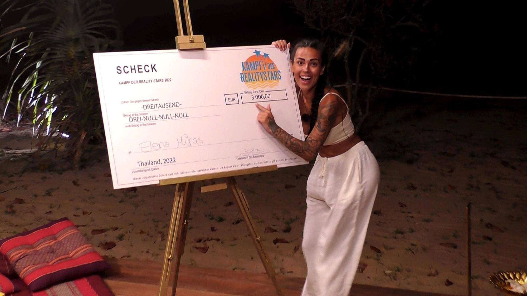Elena Miras verfuhr bei „Kampf der Realitystars“ nach dem Motto „Man muss gönnen können – vor allem sich selbst“.