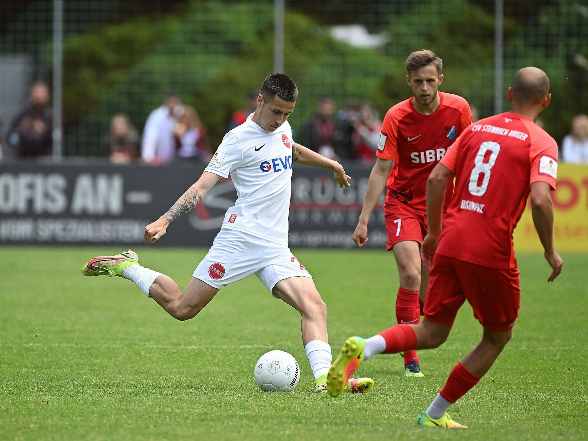 Denis Huseinbasic gewann den hessischen Landespokal mit den Kickers Offenbach.
