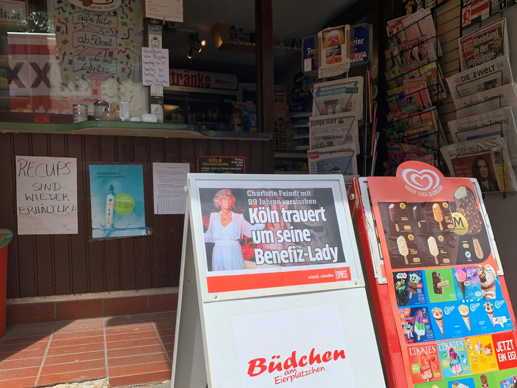 Das Büdchen am Eierplätzchen in der Kölner Südstadt