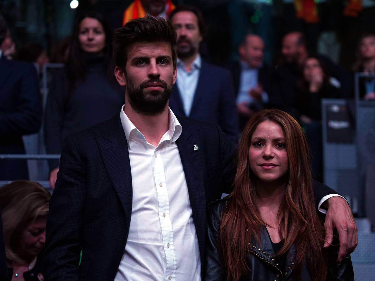 Sahkira und Pique gemeinsam bei einem Tennis-Turnier.