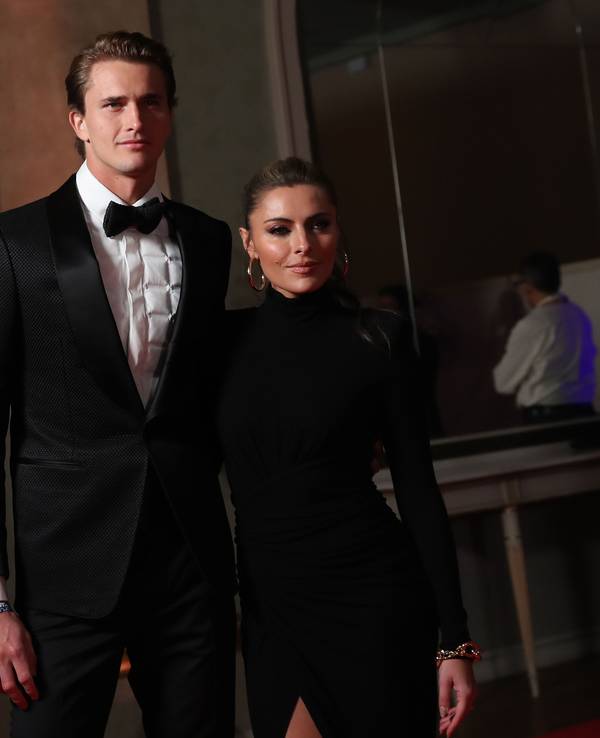 Tennisspieler Alexander Zverev und Sophia Thomalla kommen zur Gala zur Wahl der „Sportler des Jahres“ 2021.