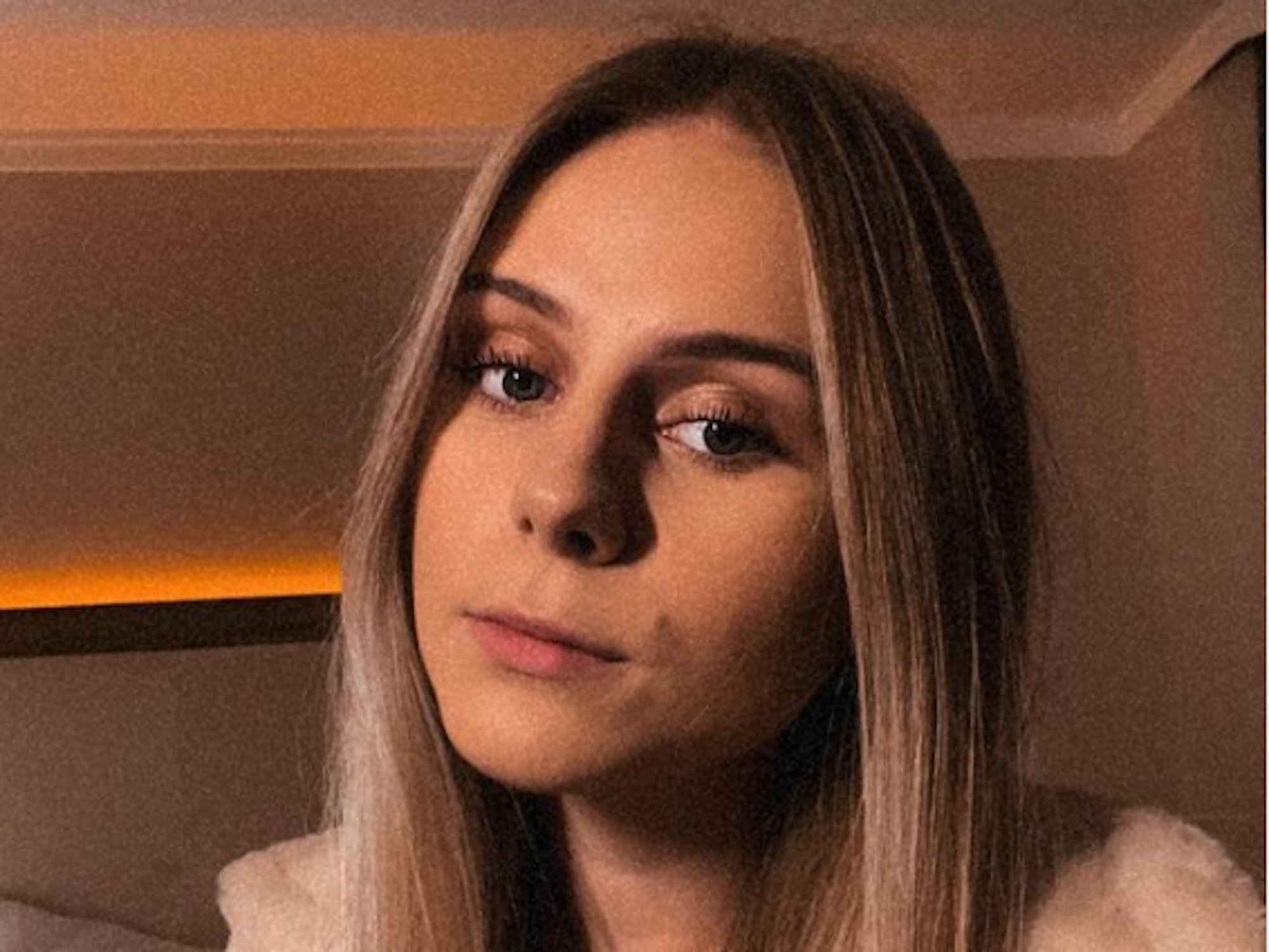 Estefania Wollny auf einem Selfie.