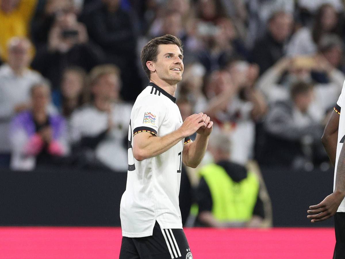 Torjubel von Jonas Hofmann nach seinem Treffer gegen England.