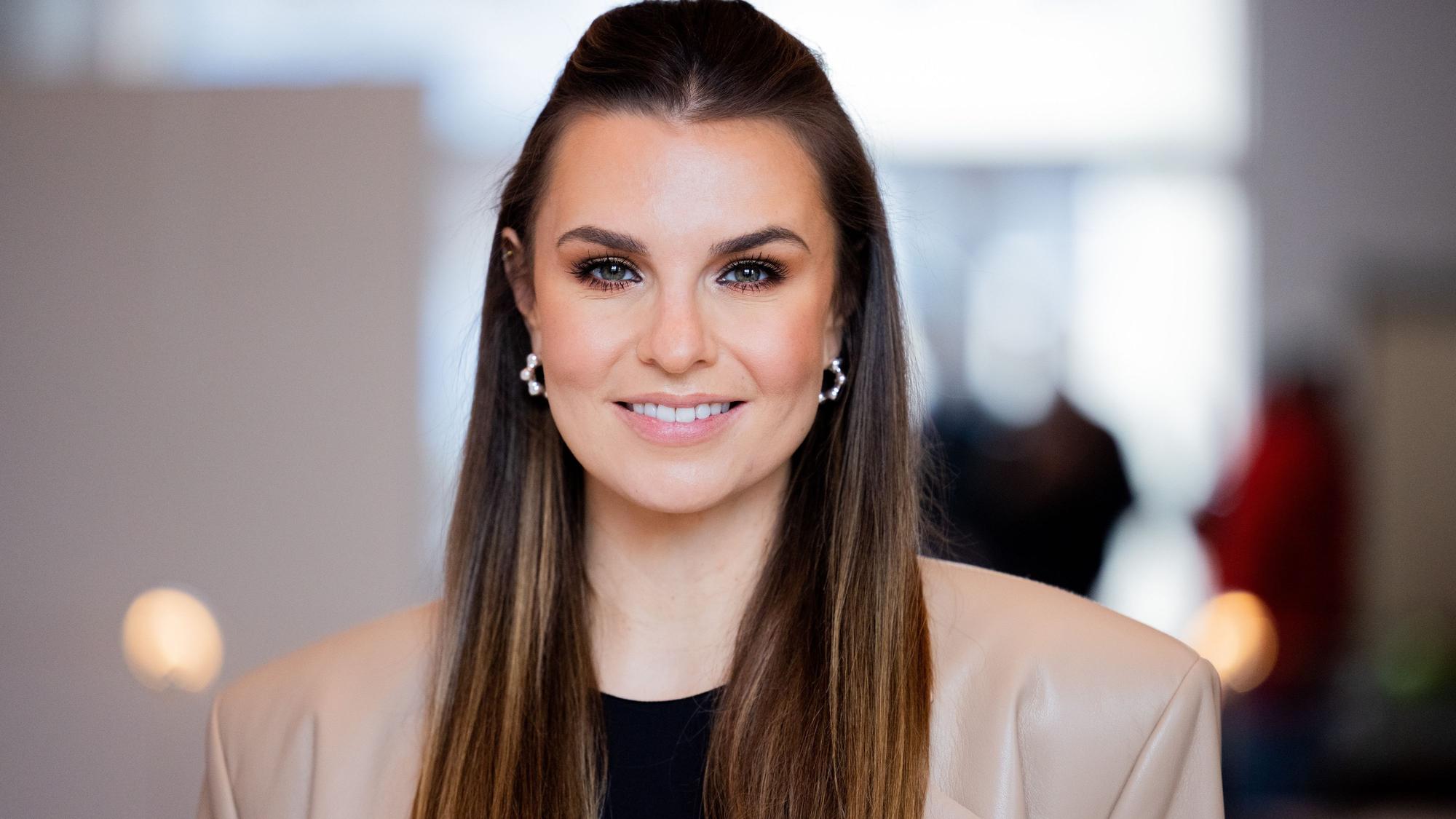 Laura Wontorra, hier im Februar 2022, soll das neue RTL-Format moderieren.