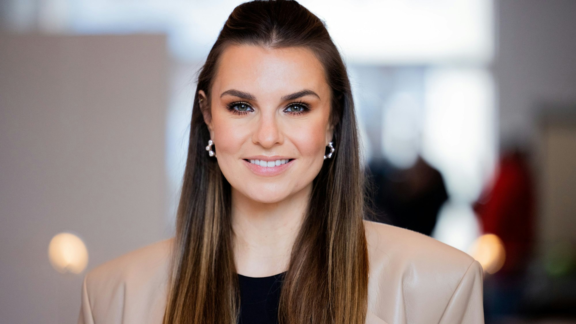 Laura Wontorra, hier im Februar 2022, soll das neue RTL-Format moderieren.