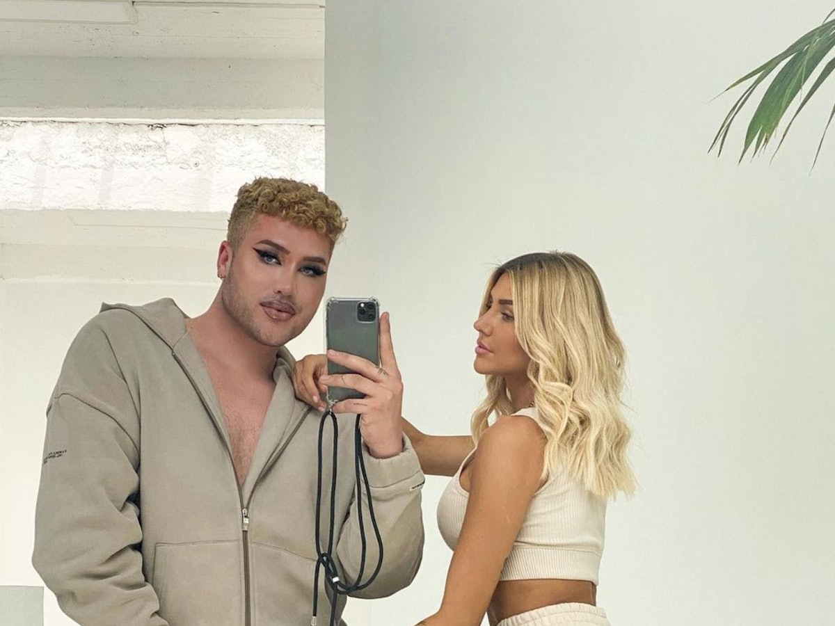 Das Instagram-Selfie vom 22. Mai 2021 zeigt den Influencer David Lovric gemeinsam mit Gerda Lewis.