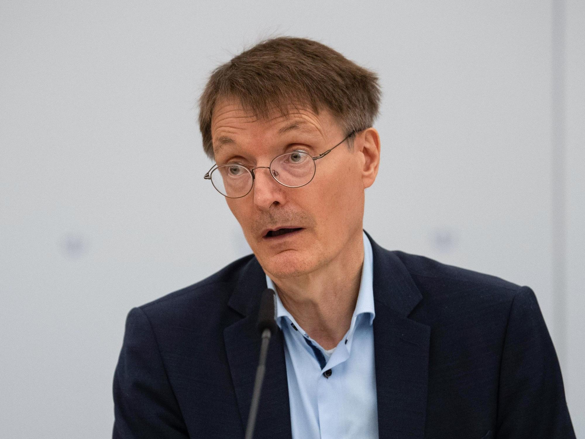 Karl Lauterbach war bei einem Besuch in der Ukraine, als es zu dem Vorfall kam. Hier ein Foto vom 23.5.2022.