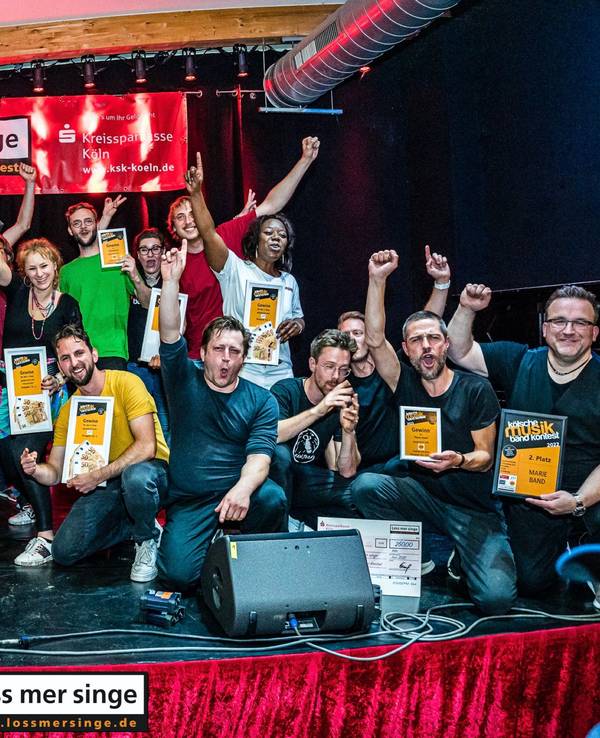 Gewinner des kölschen Musik Bänd Kontest 2022 in de Alteburg.