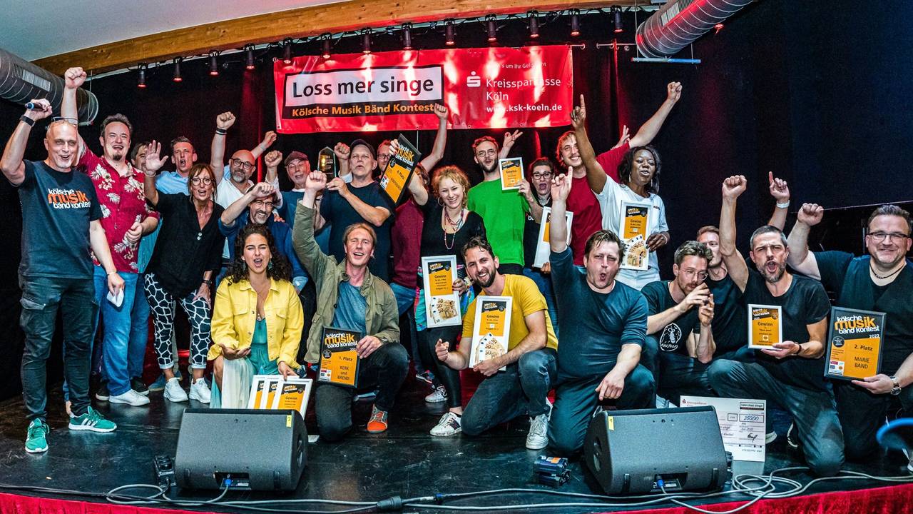 Gewinner des kölschen Musik Bänd Kontest 2022 in de Alteburg.
