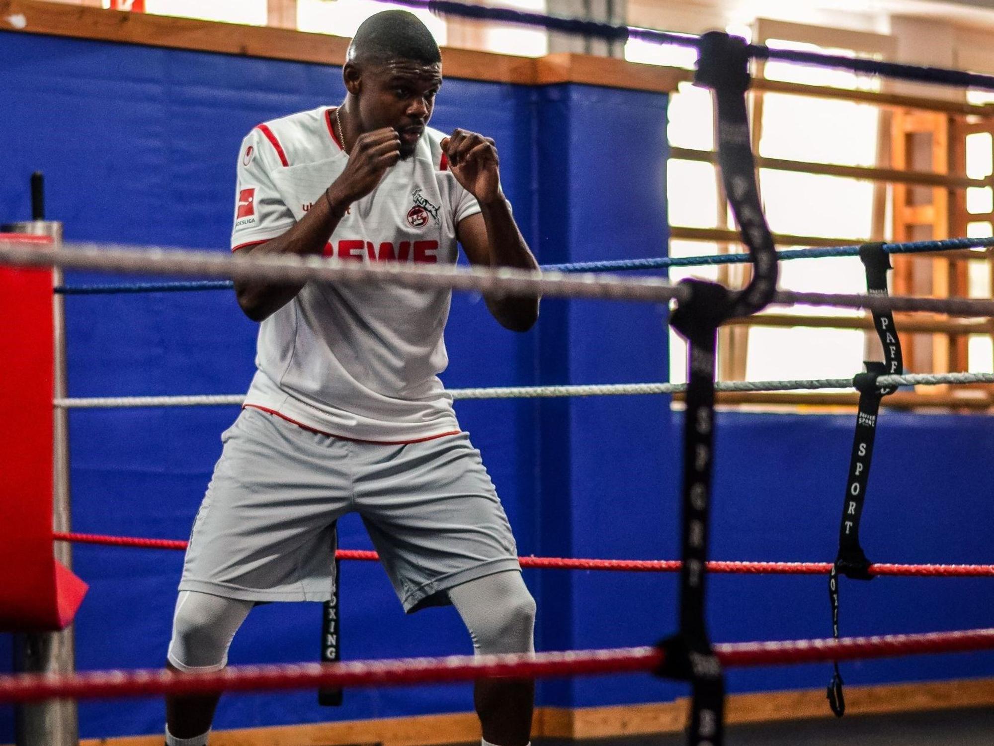 Nathanel Lukoki im Training.