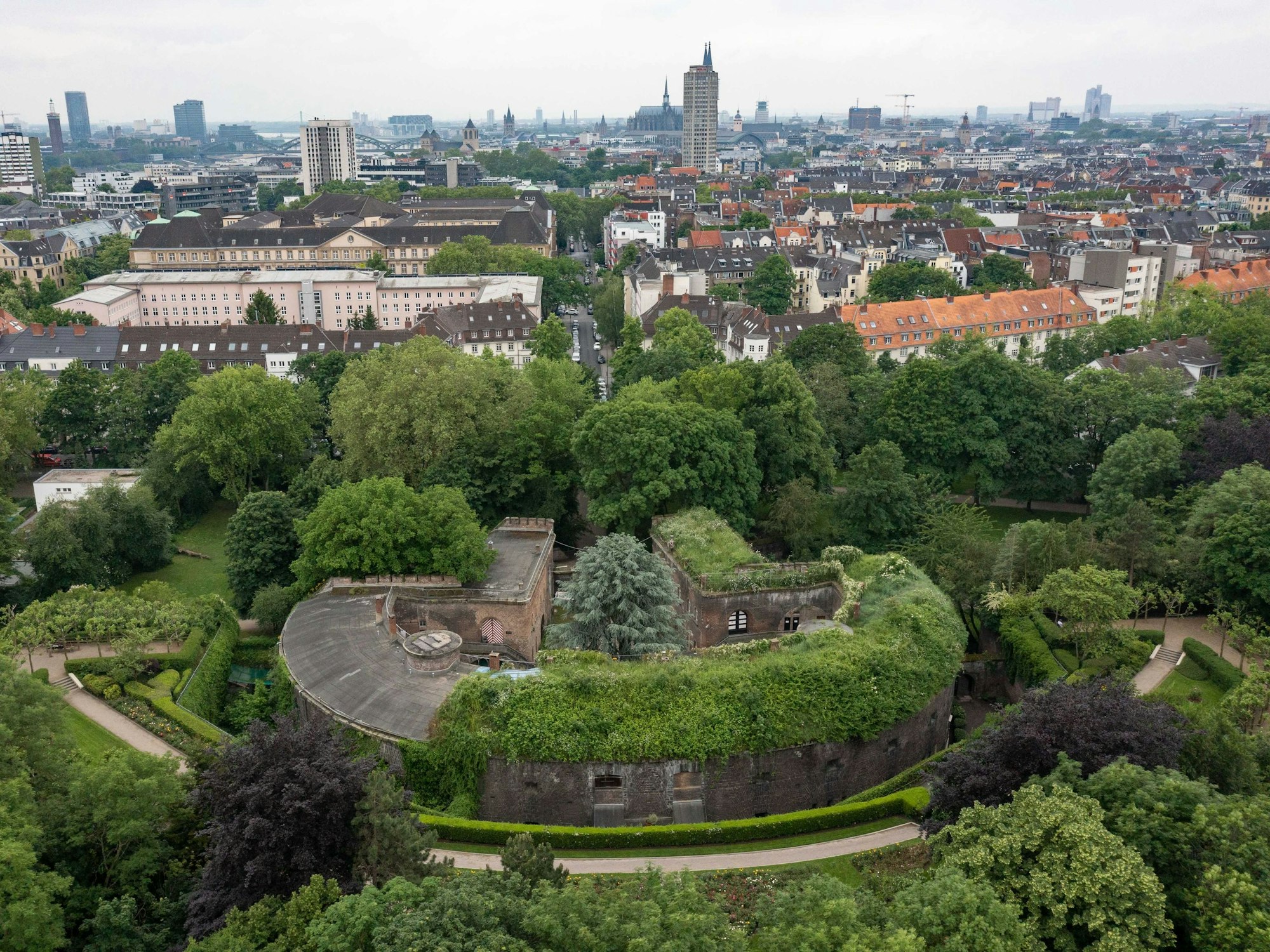 Das Fort X in Köln, aufgenommen 2017.