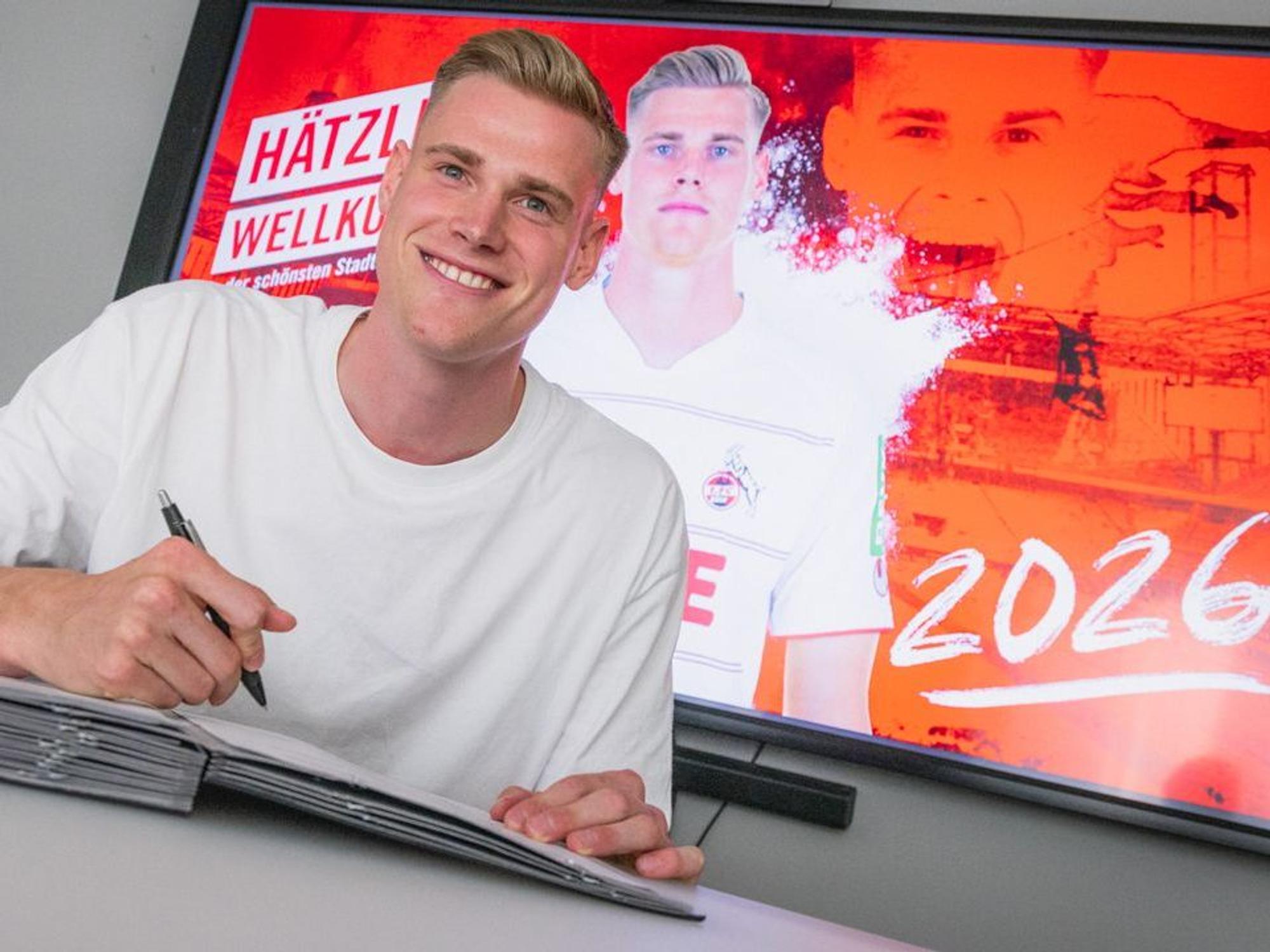 Steffen Tigges bei seiner Vorstellung beim 1. FC Köln.