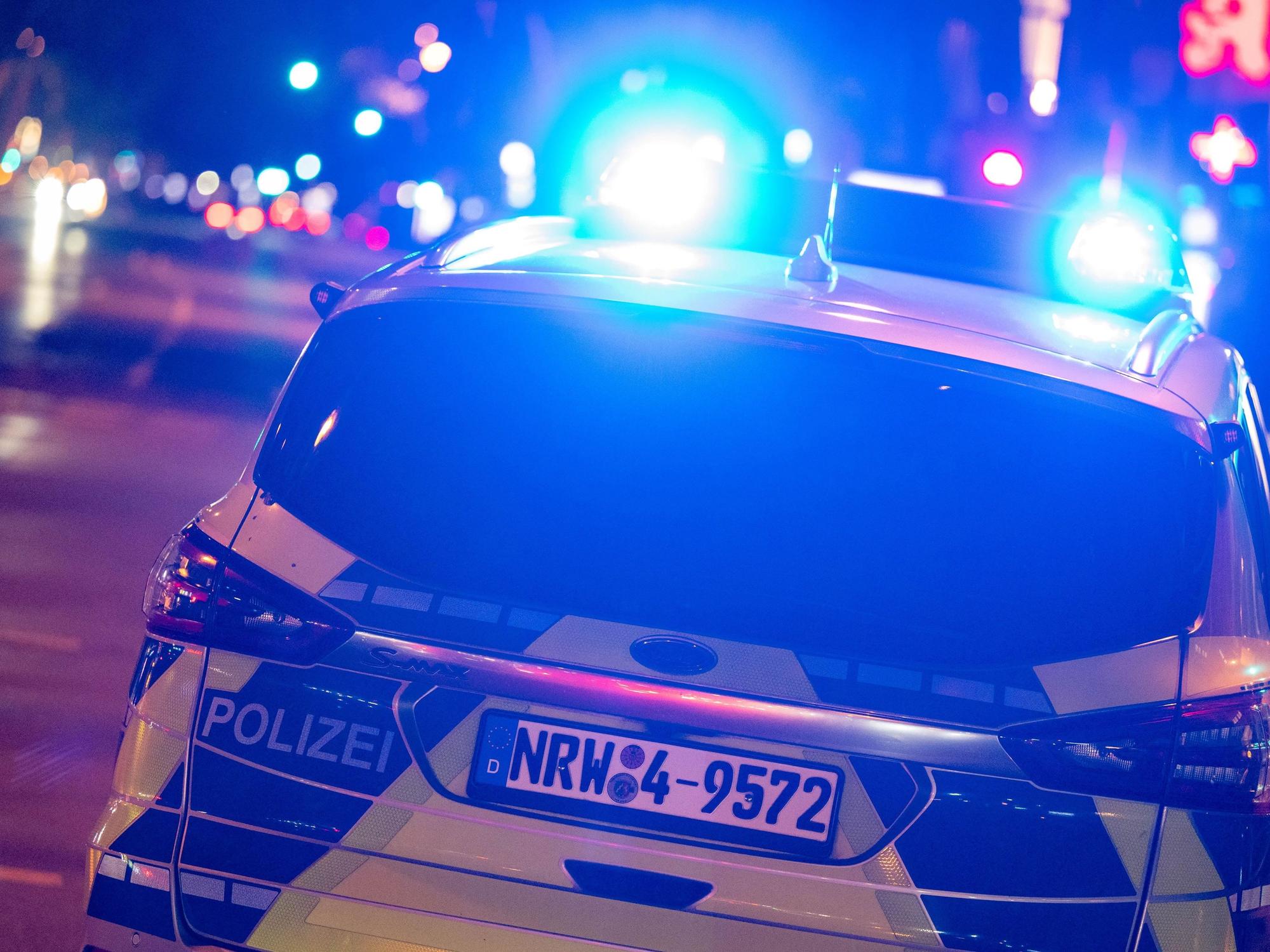 Eine Streife der Polizei Köln