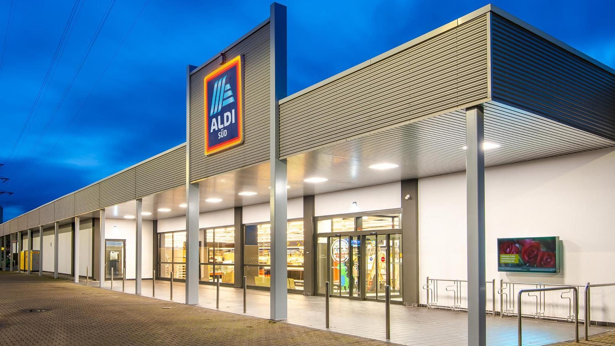 Der Discounter „Aldi Süd“, hier im Oktober 2020 in Mülheim an der Ruhr