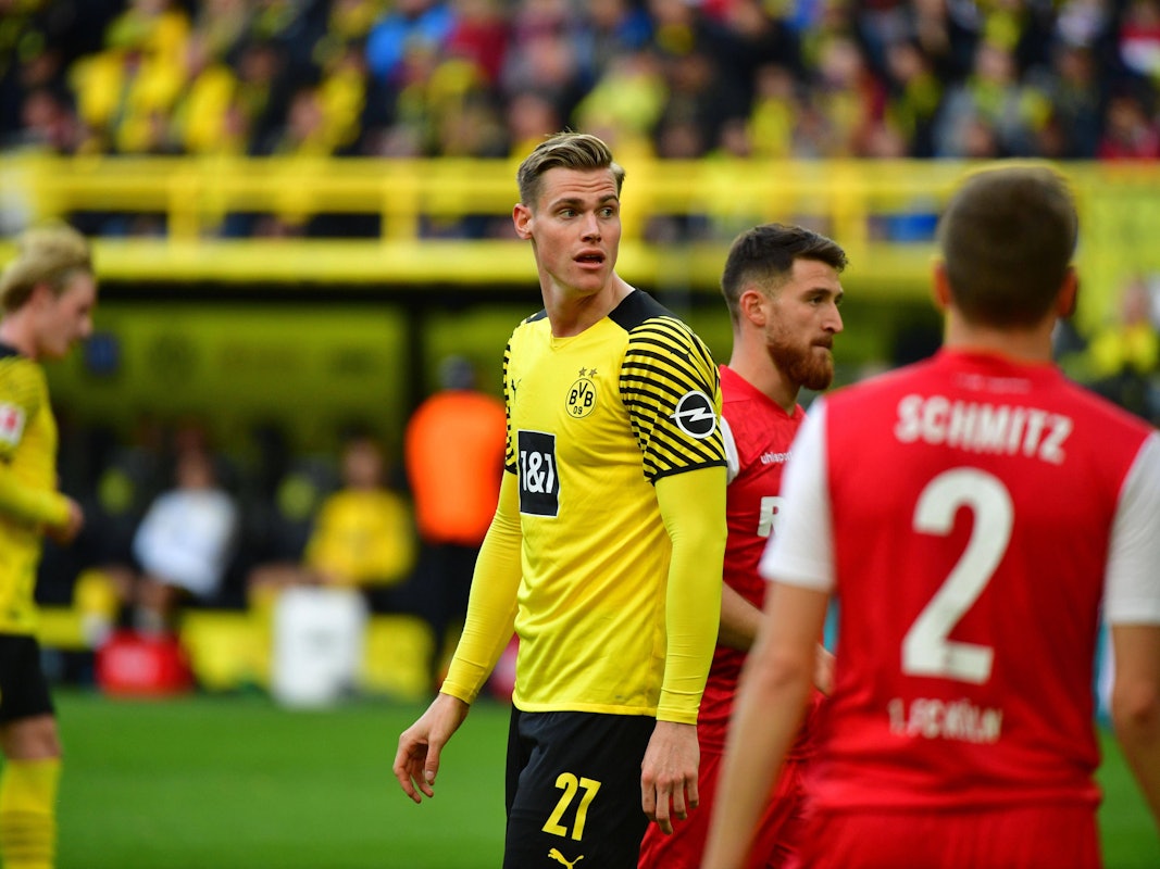Steffen Tigges spielt für Borussia Dortmund gegen den 1. FC Köln.