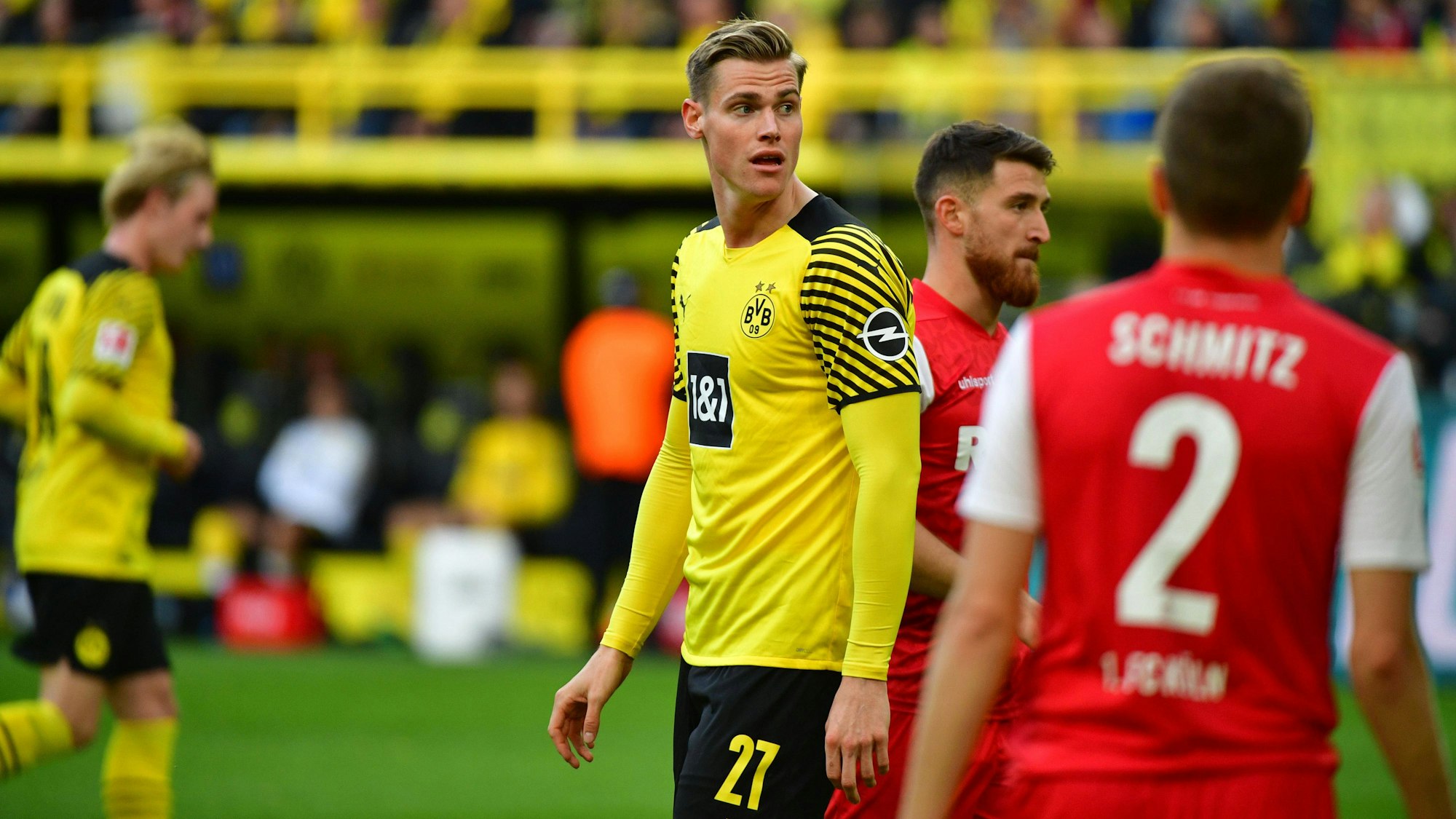 Steffen Tigges spielt für Borussia Dortmund gegen den 1. FC Köln.