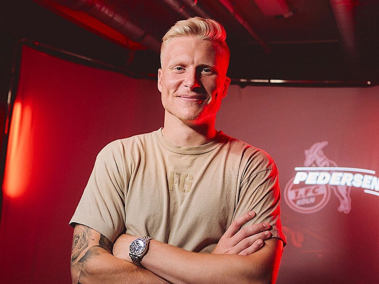 Kristian Pedersen posiert am Freitag, 17. Juni 2022 im Geißbockheim