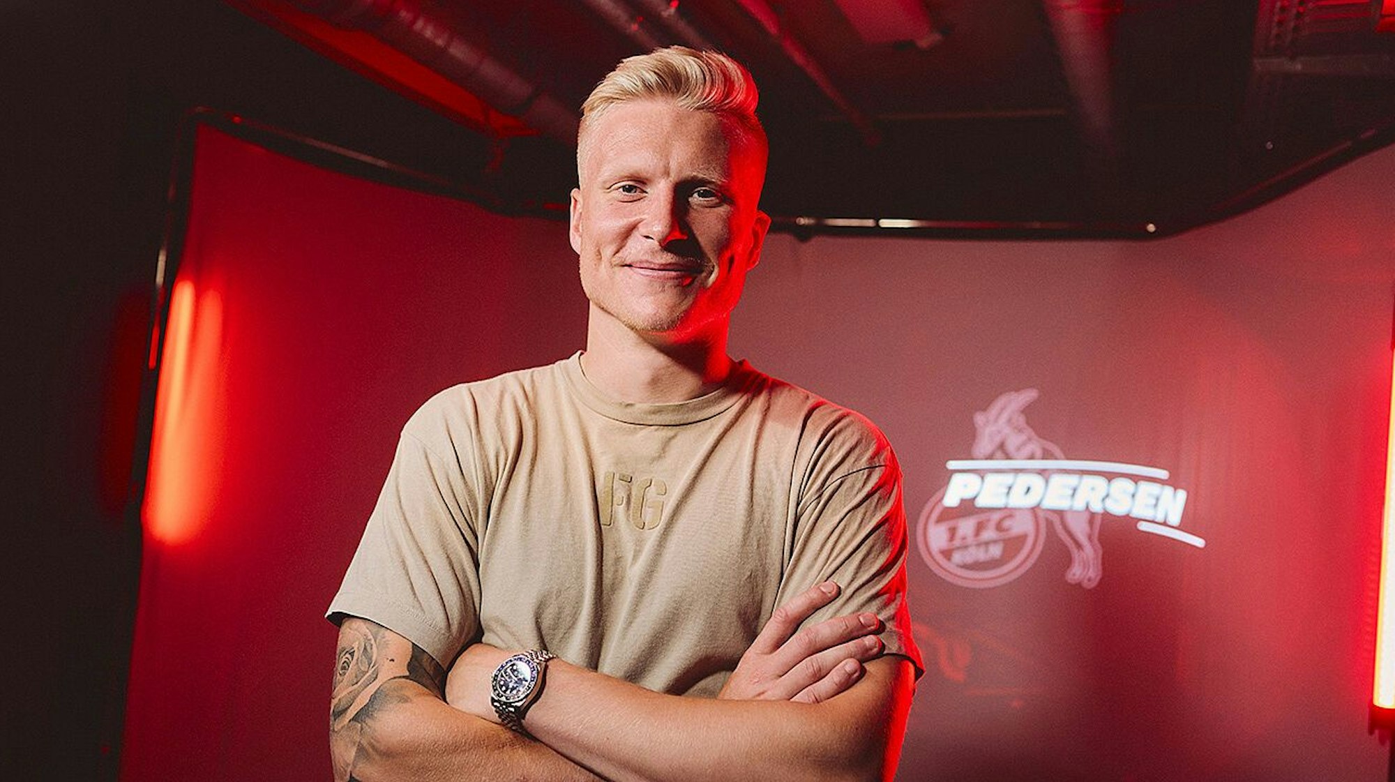 Kristian Pedersen posiert am Freitag, 17. Juni 2022 im Geißbockheim