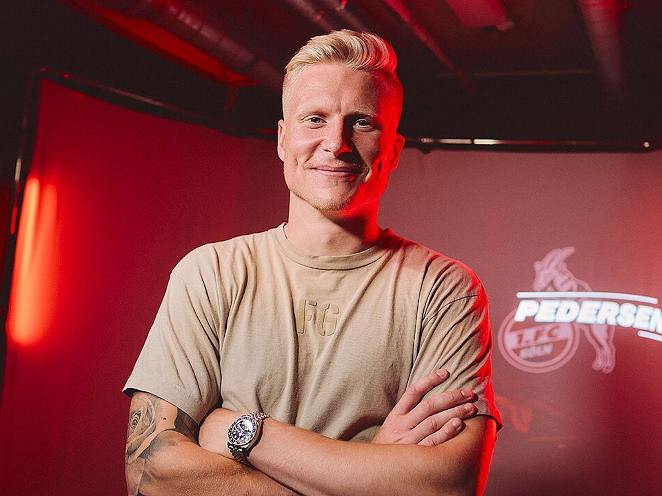Kristian Pedersen posiert am Freitag, 17. Juni 2022 im Geißbockheim
