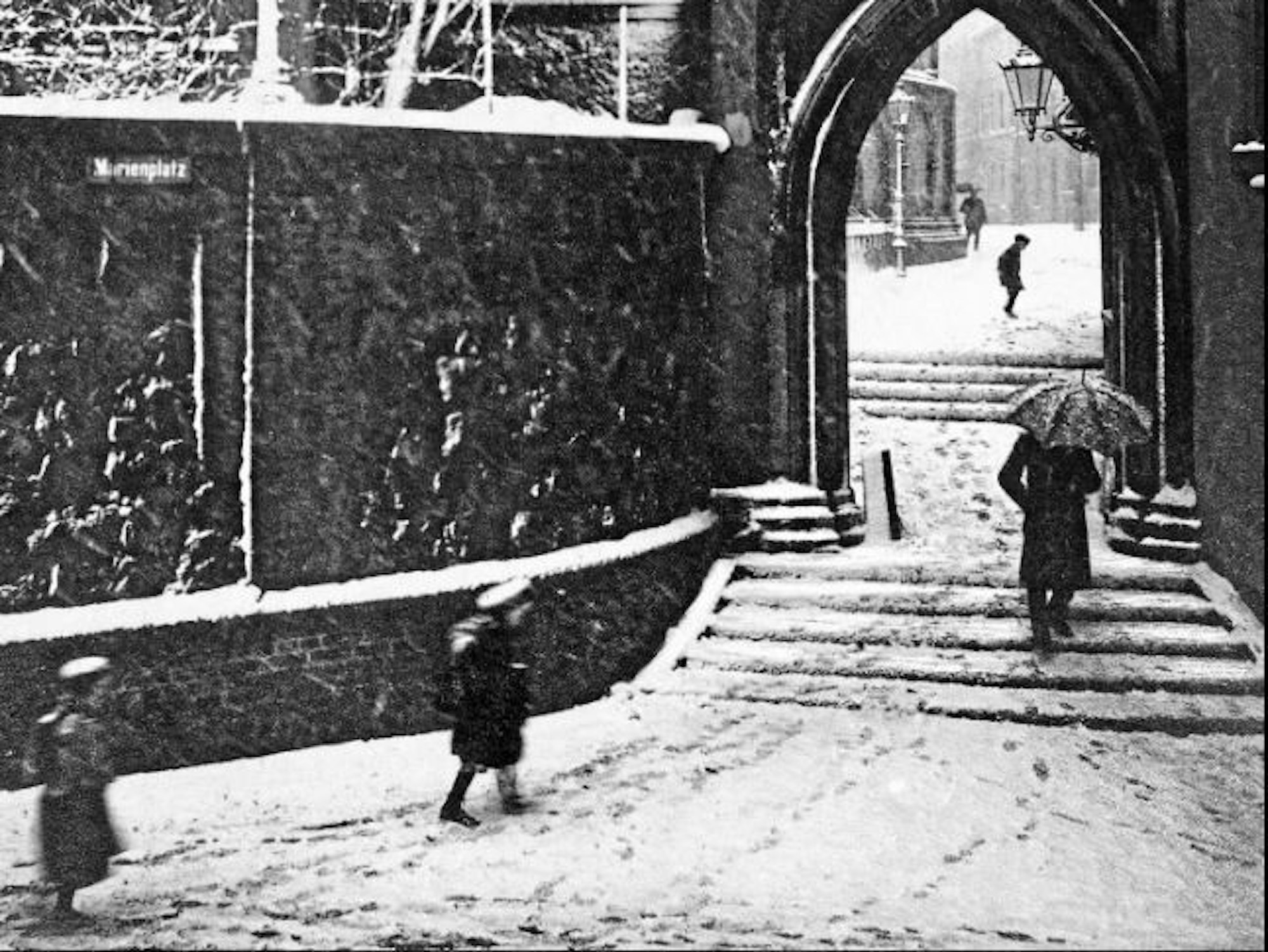 Der Marienplatz in Köln in den 1920er-Jahren.