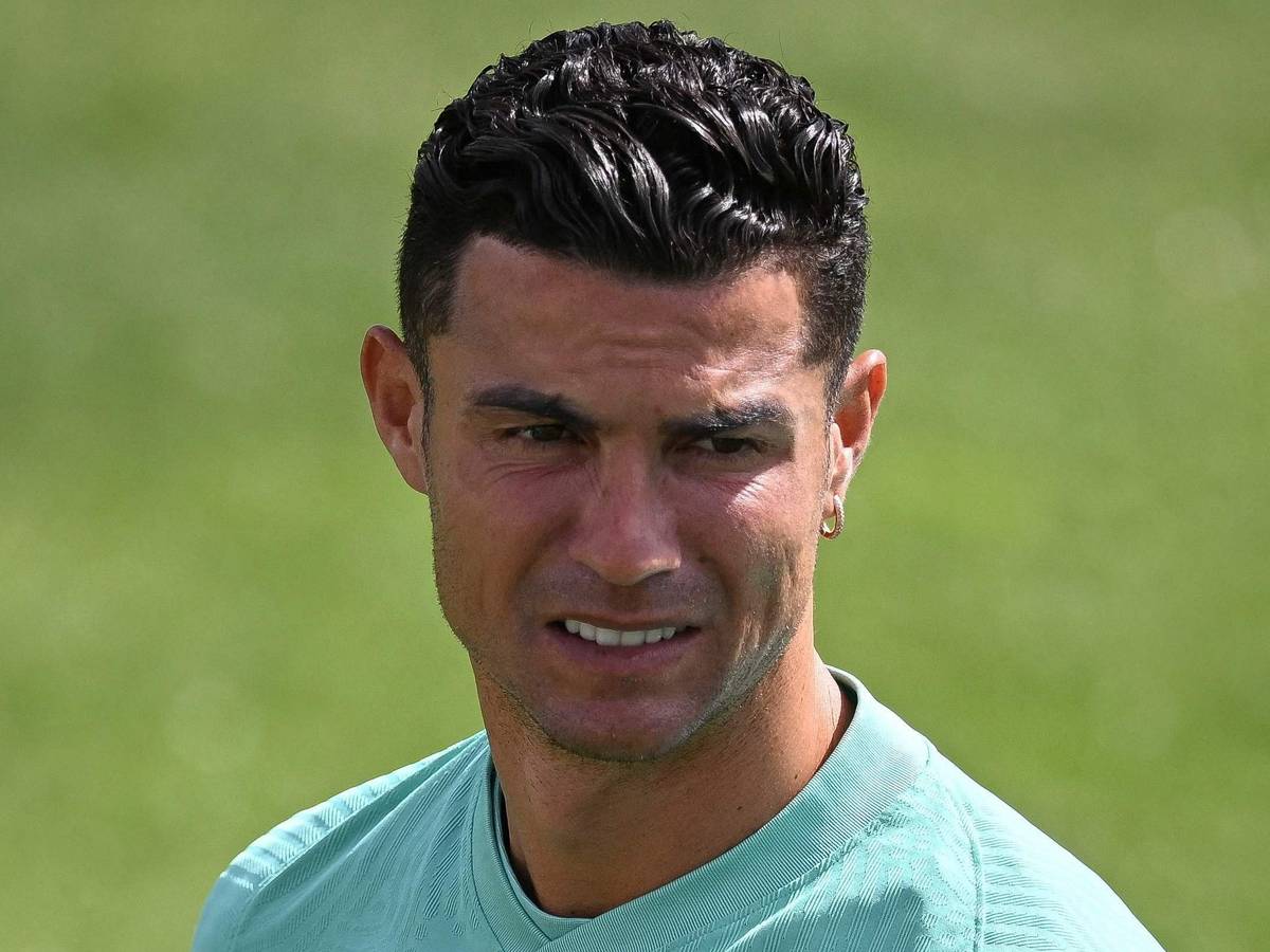 Cristiano Ronaldo im Training der portugiesischen Nationalmannschaft