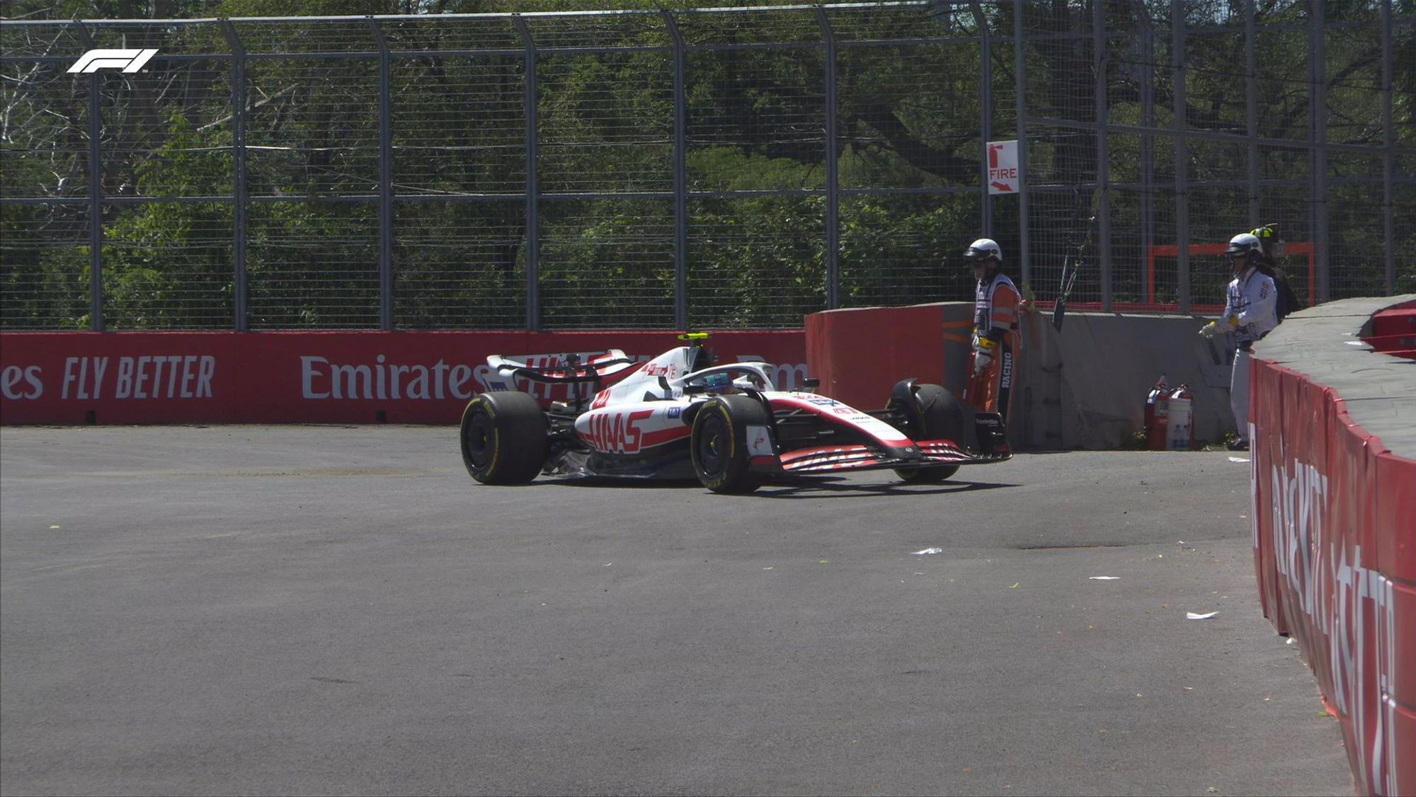 Mick Schumacher muss seinen Haas in der 19. Runde abstellen. Ausfallgrund: ein Defekt am Ferrari-Antrieb!