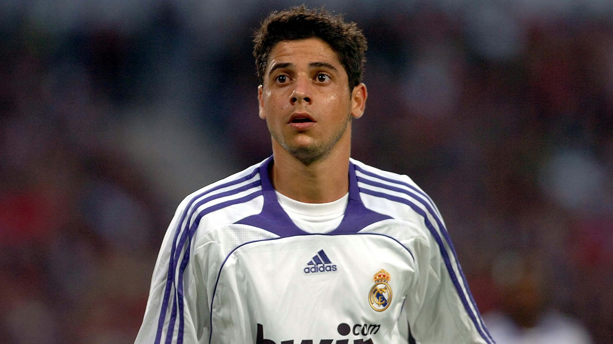 Der brasilianische Rechtsverteidiger Cicinho im Trikot von Real Madrid – Hier bei einem Spiel am 31. Juli 2022.