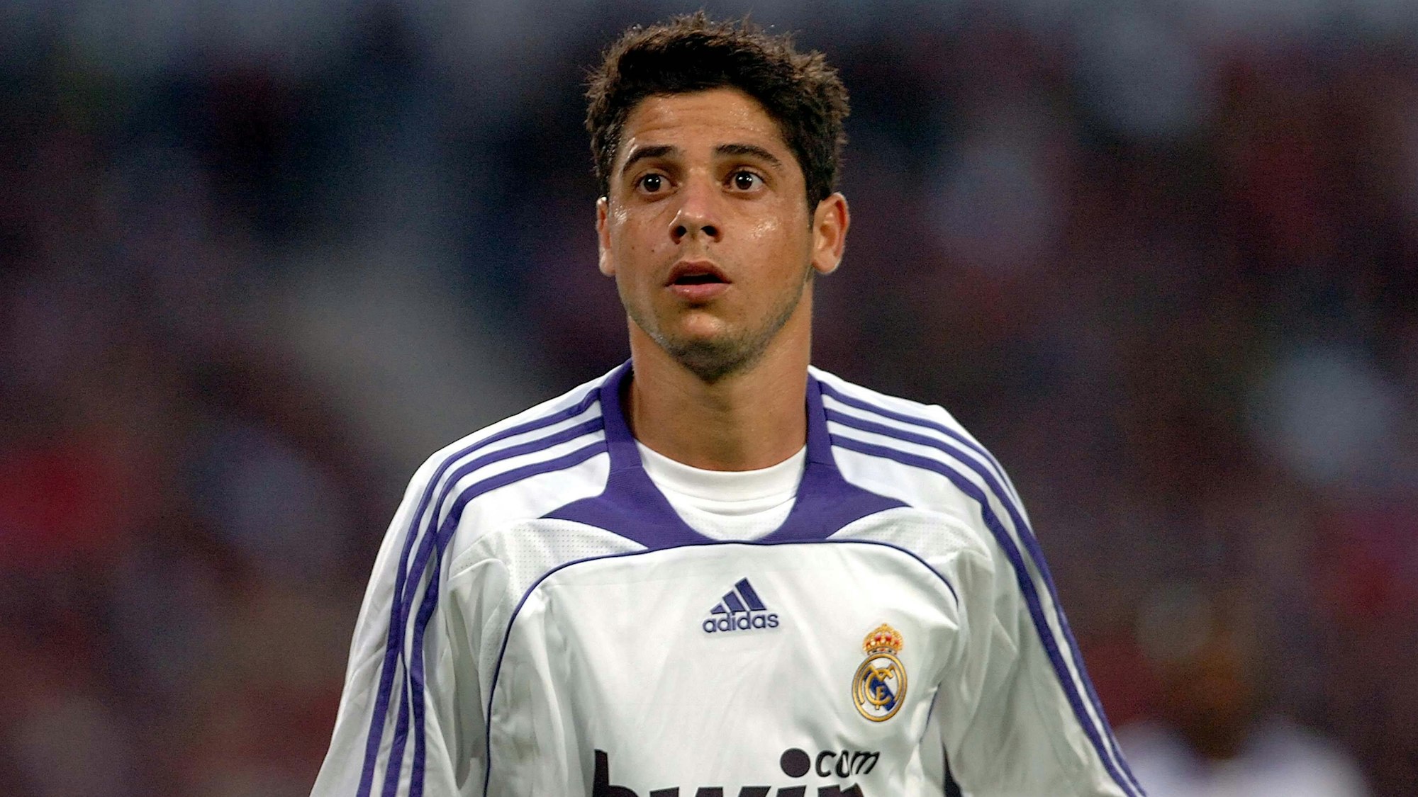 Der brasilianische Rechtsverteidiger Cicinho im Trikot von Real Madrid – Hier bei einem Spiel am 31. Juli 2022.