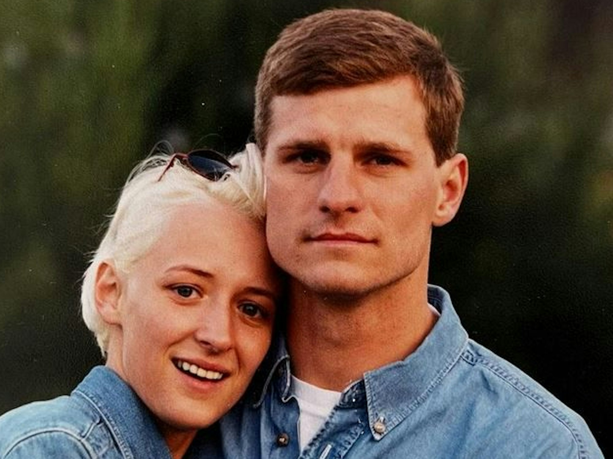 Steffen und Katja bei ihrem Polterabend 1997