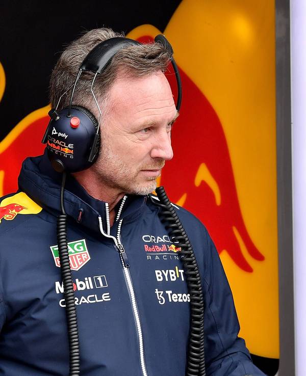 Christian Horner mit ernster Miene kurz vor dem Qualifying vor dem Großen Preis von Kanada in Montreal.