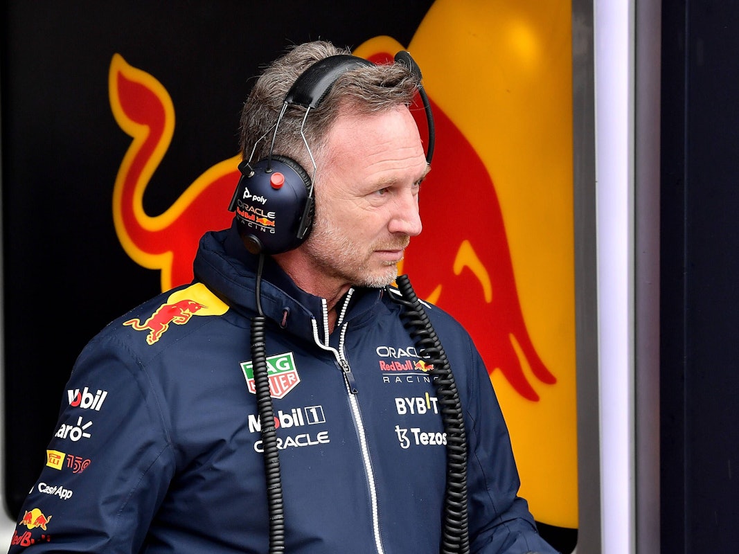Christian Horner mit ernster Miene kurz vor dem Qualifying vor dem Großen Preis von Kanada in Montreal.