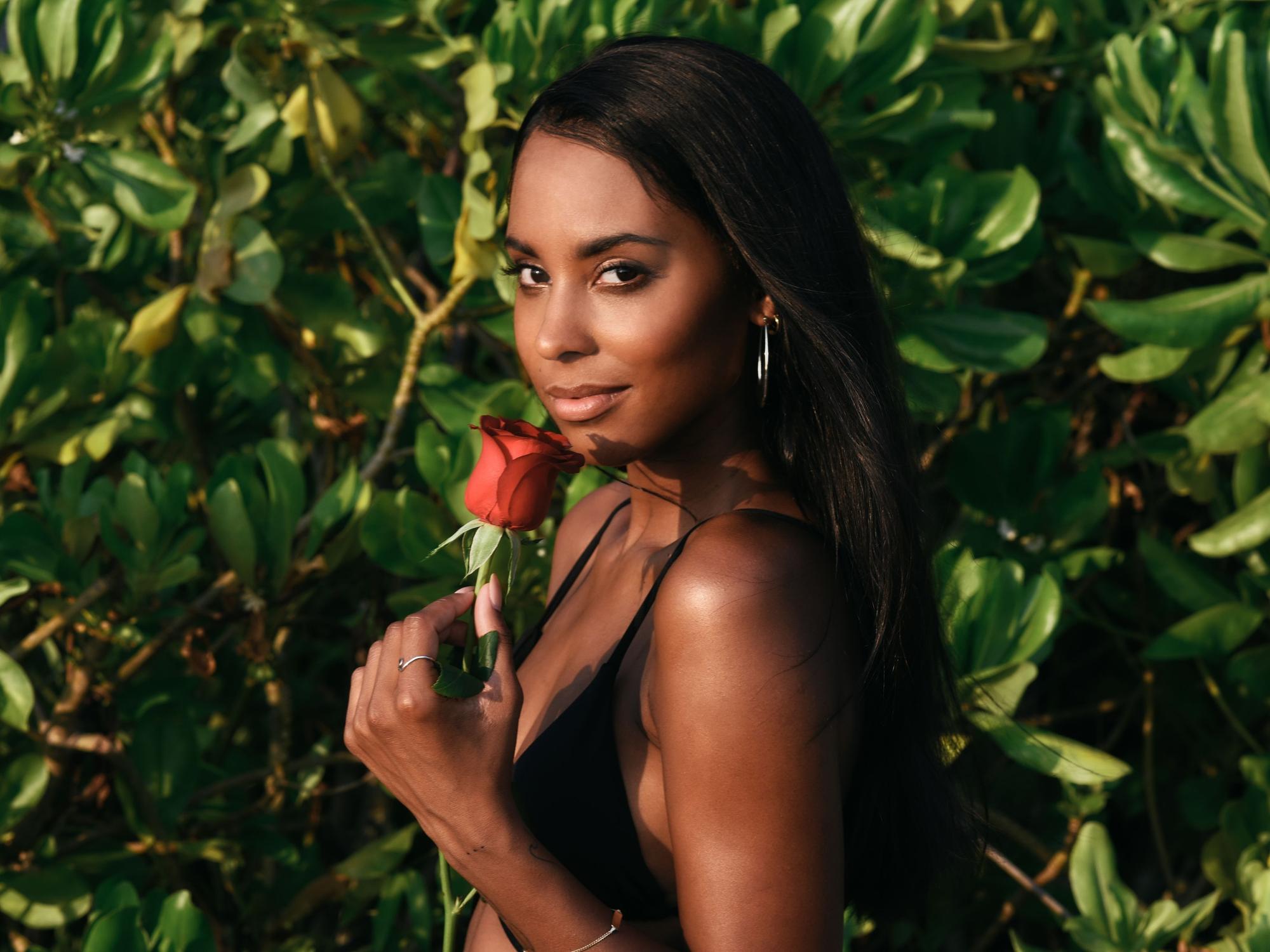 ARCHIV - Sharon Battiste ist die neue RTL-«Bachelorette» (undatierte Aufnahme). Sie wird ab 15. Juni 2022 (20.15 Uhr) bei RTL die Rosen verteilen. (zu dpa "Bumms in der Bude: Neue «Bachelorette»-Staffel startet") +++ dpa-Bildfunk +++