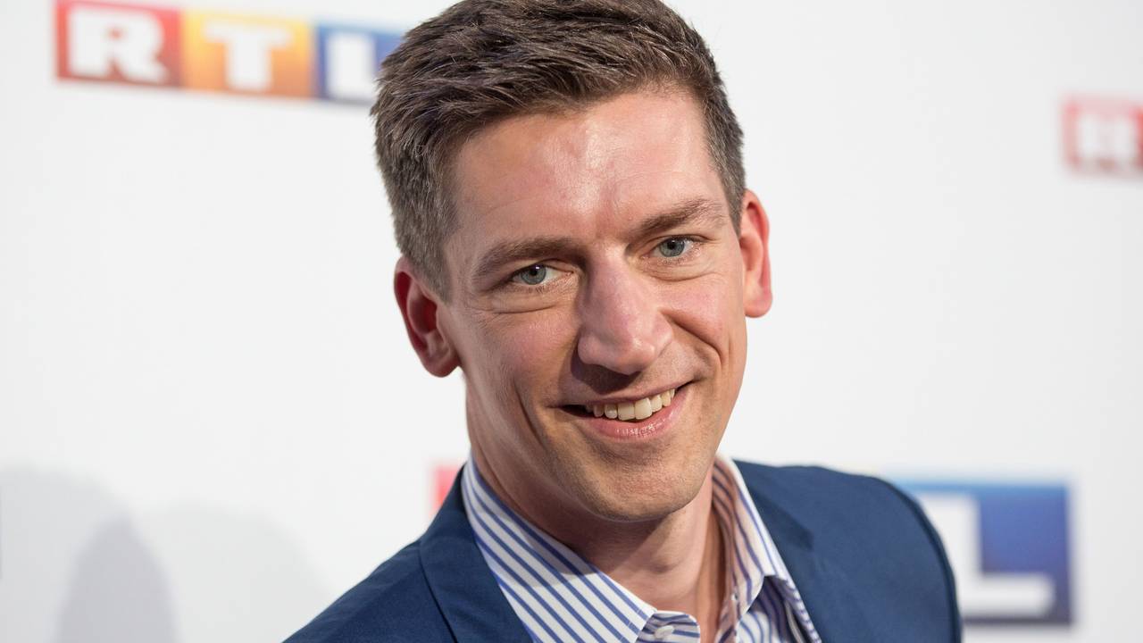 Der Moderator Steffen Hallaschka posiert am 30. August 2016 in Hamburg bei der RTL-Programm-Präsentation 2016/17.