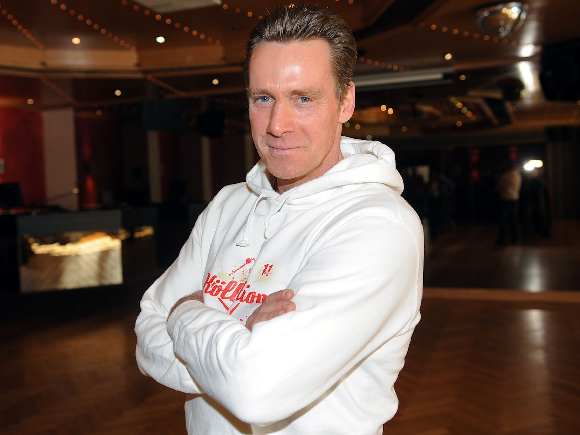 Jürgen Milski posiert in Köln bei einem Fototermin.