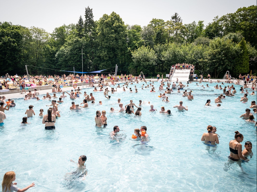 Das Müngersdorferer Stadionbad am 18. Juni 2022.