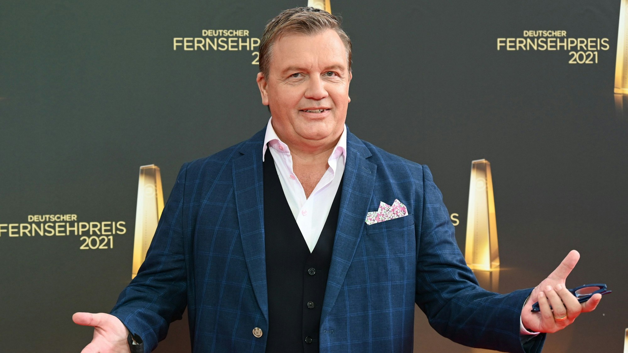 Hape Kerkeling bei der zur Verleihung des Deutschen Fernsehpreises 2021.