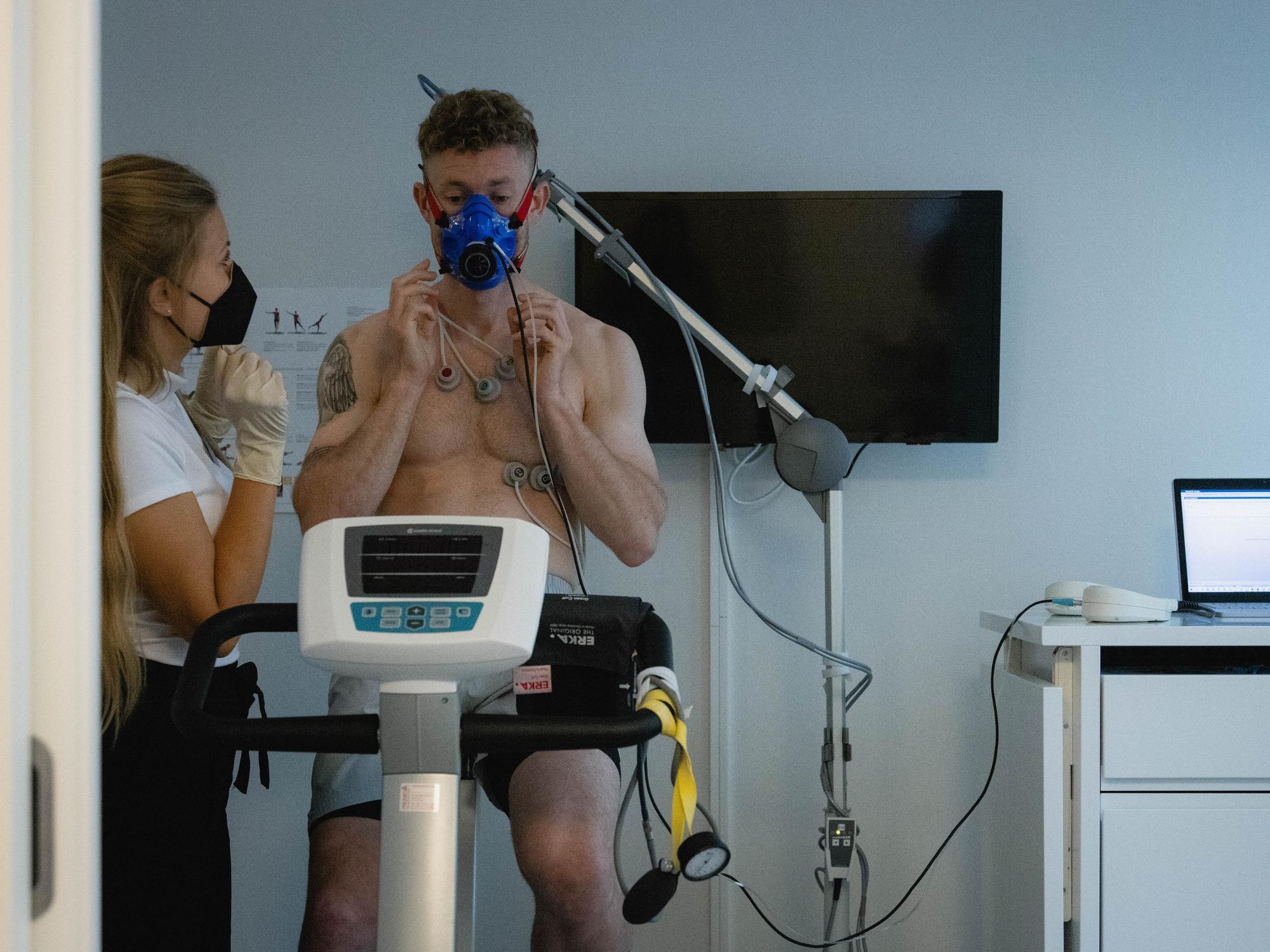 Florian Kainz am Freitag (24. Juni 2022) in der MediaPark-Klinik.