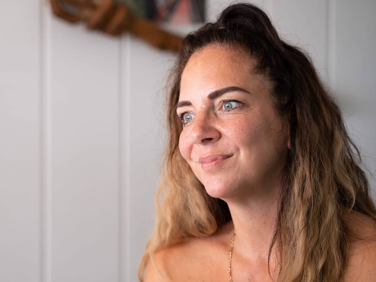 Daniela Büchner am 7. Juni 2022 bei Radiosender Mallorca E1ns