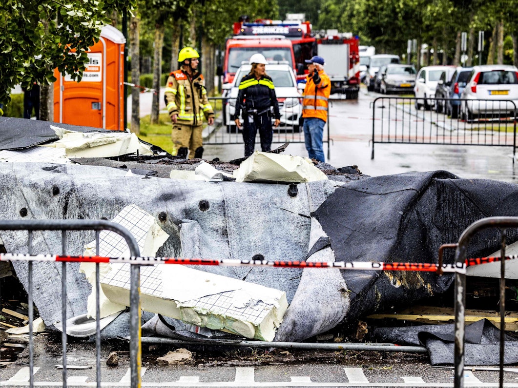 Die niederländische Stadt Zierikzee wurde von einem Tornado verwüstet.