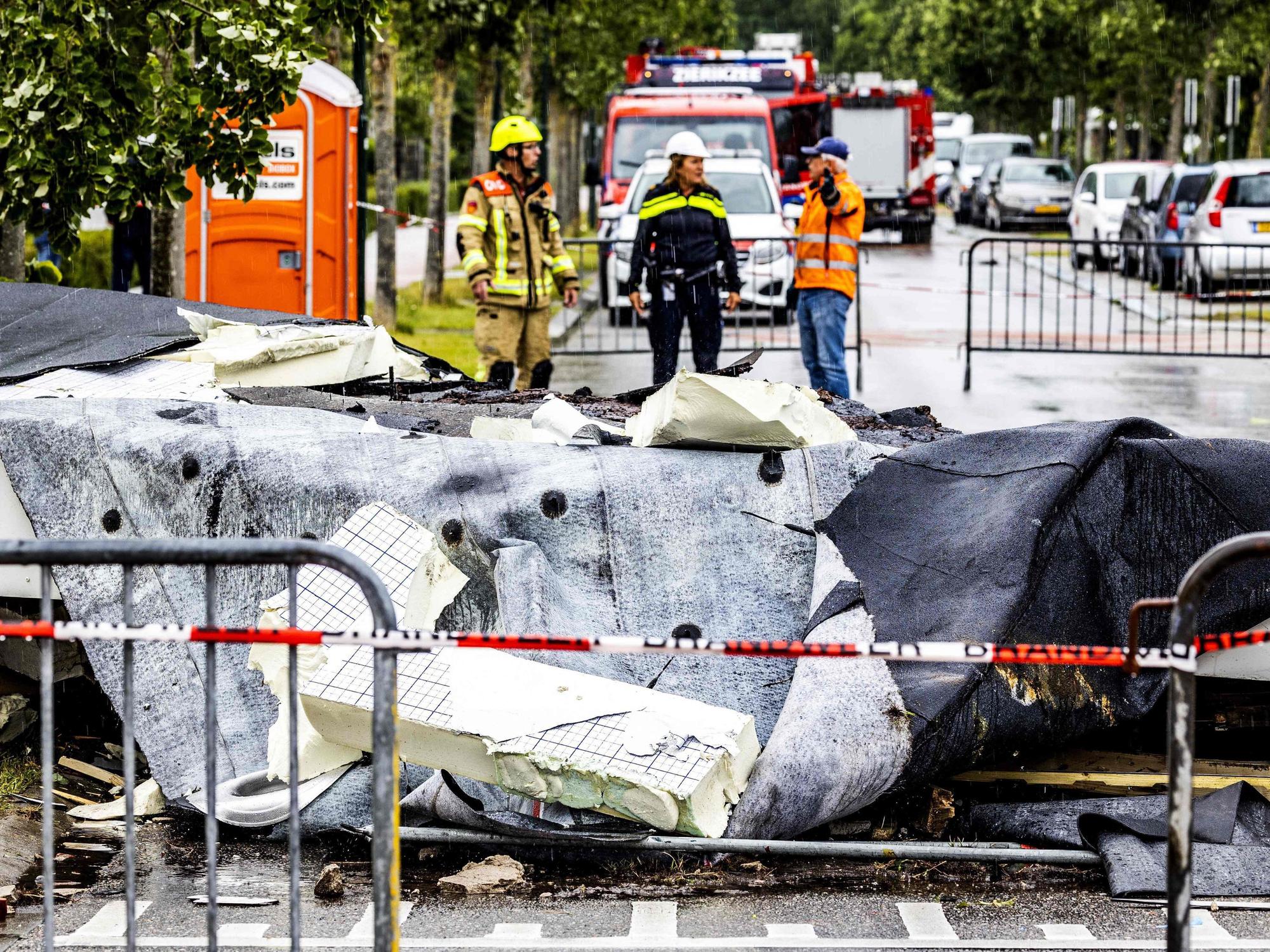 Die niederländische Stadt Zierikzee wurde von einem Tornado verwüstet.