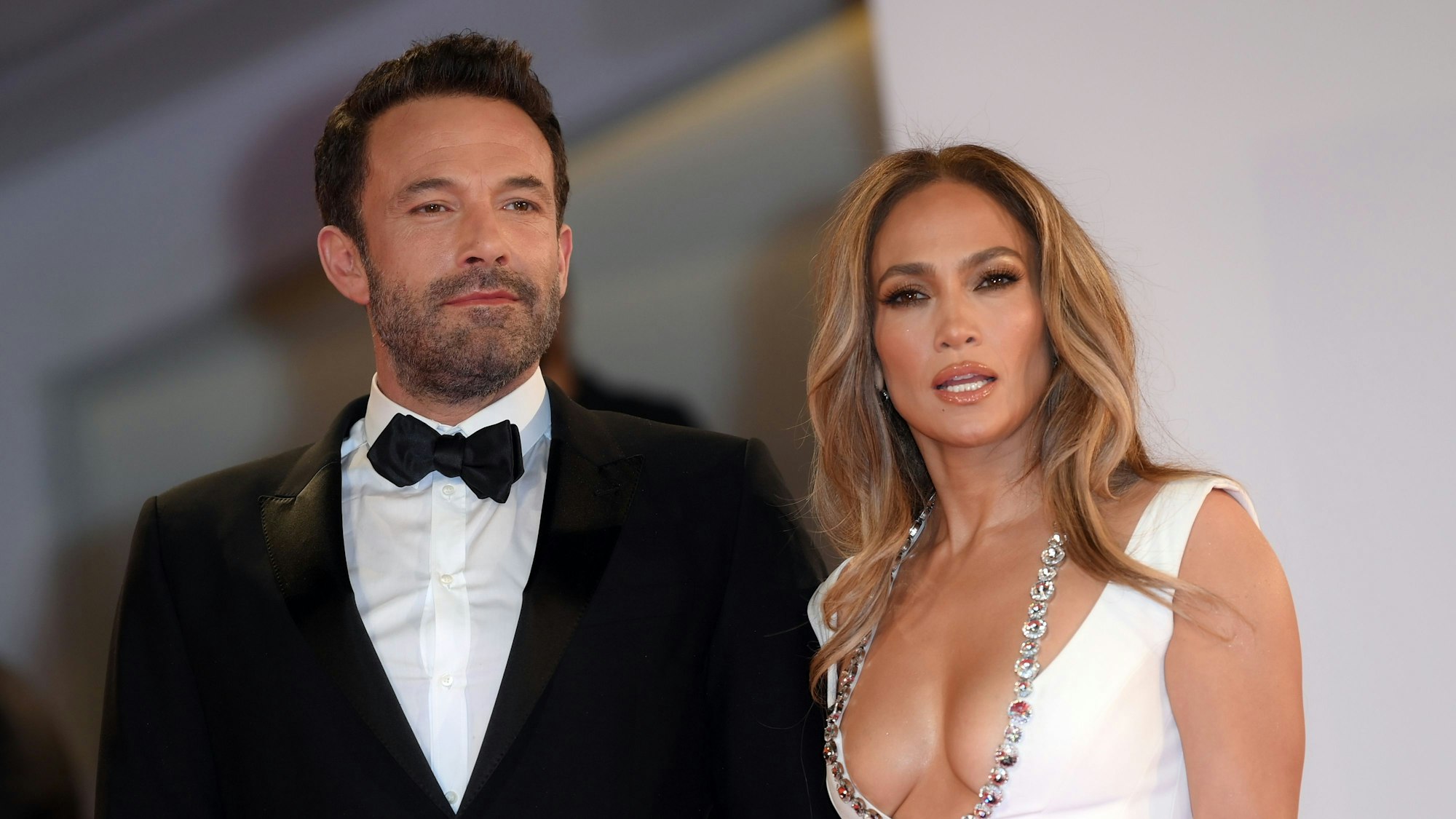 Jennifer Lopez, US-Sängerin und Schauspielerin, und Ben Affleck, US-Schauspieler, treffen zur Premiere des Films